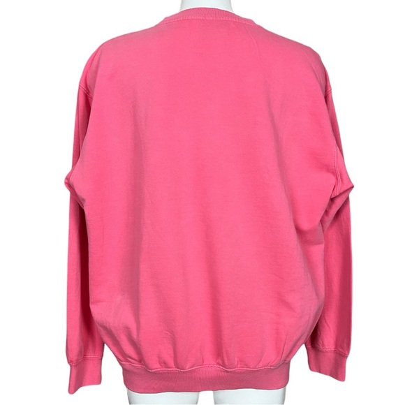 Sunsations Destin Florida Pink Sea Turtle Palm Tree Crew Neck Sweatshirt Large - Picture 7 of 12